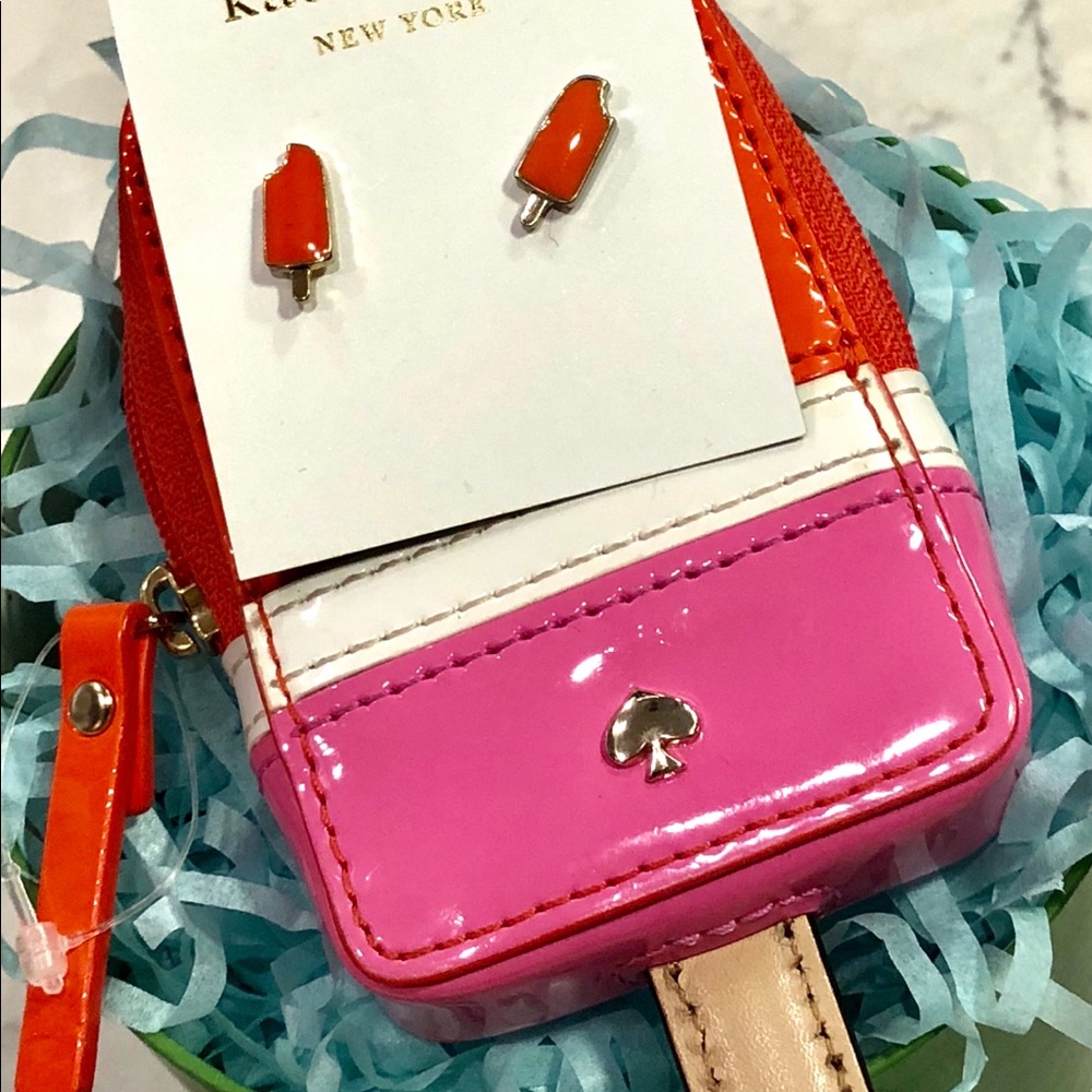 Kate Spade Flavor Month Coin Purse & Earrings - Picture 8 of 8